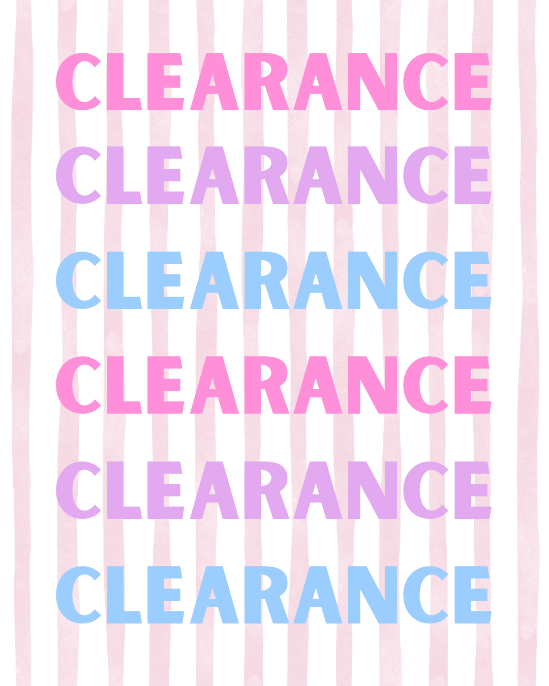 CLEARANCE