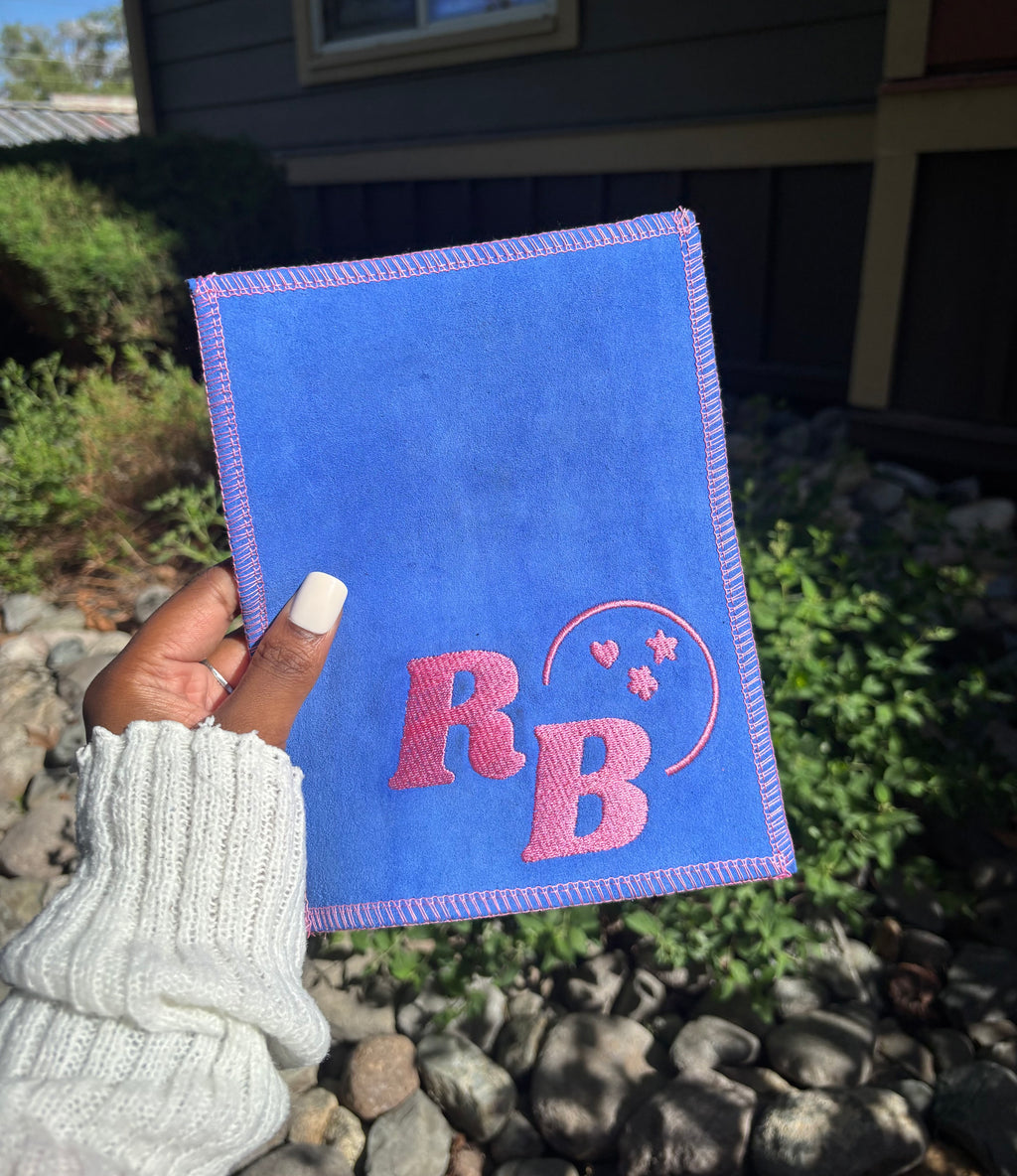 Blue Leather Shammy
