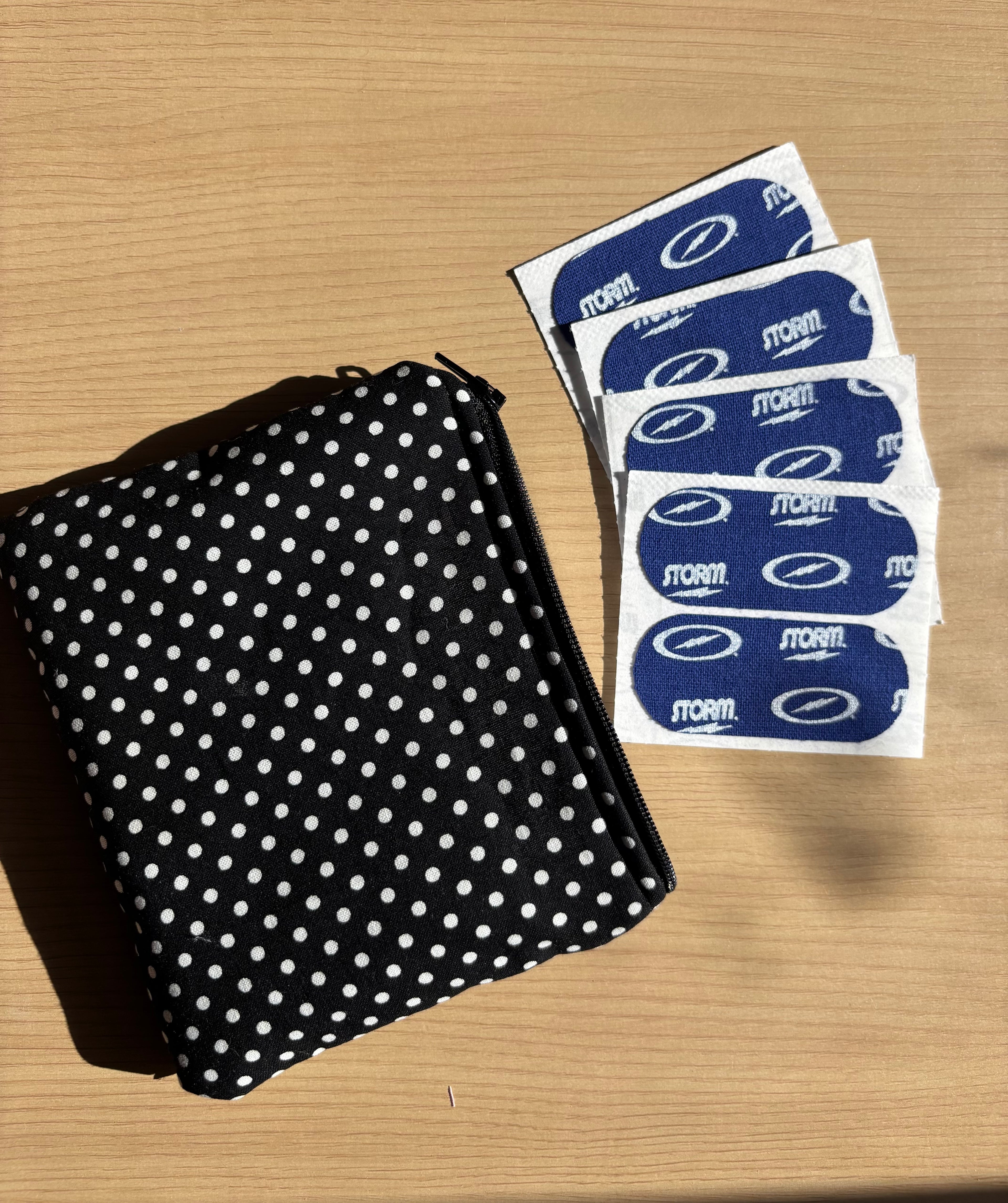 Polka Dot Tape Pouch