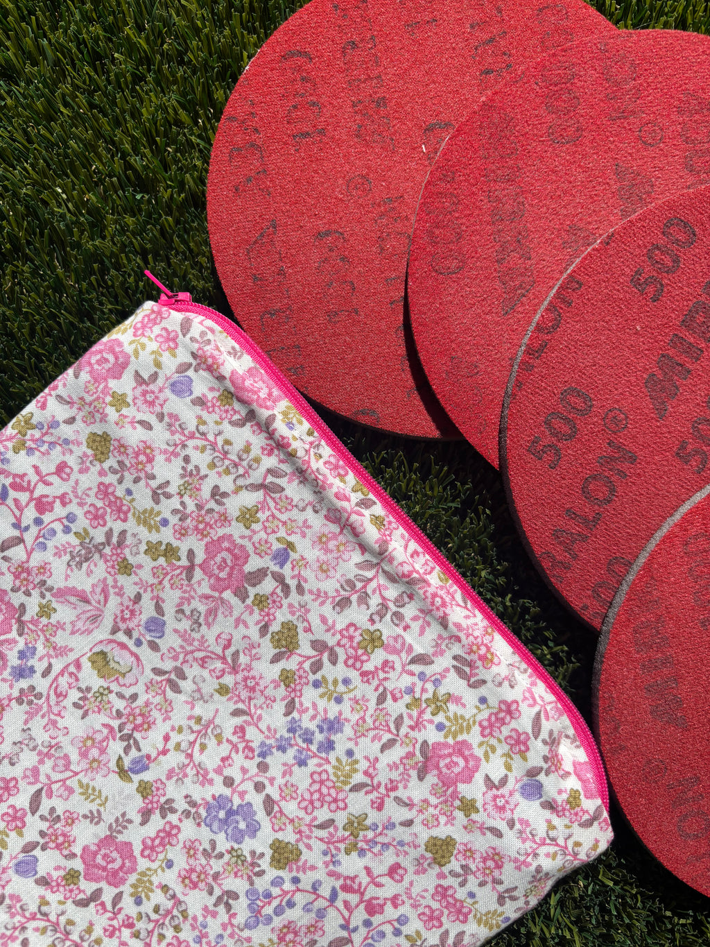 Pink Passion Abralon Pad Bag