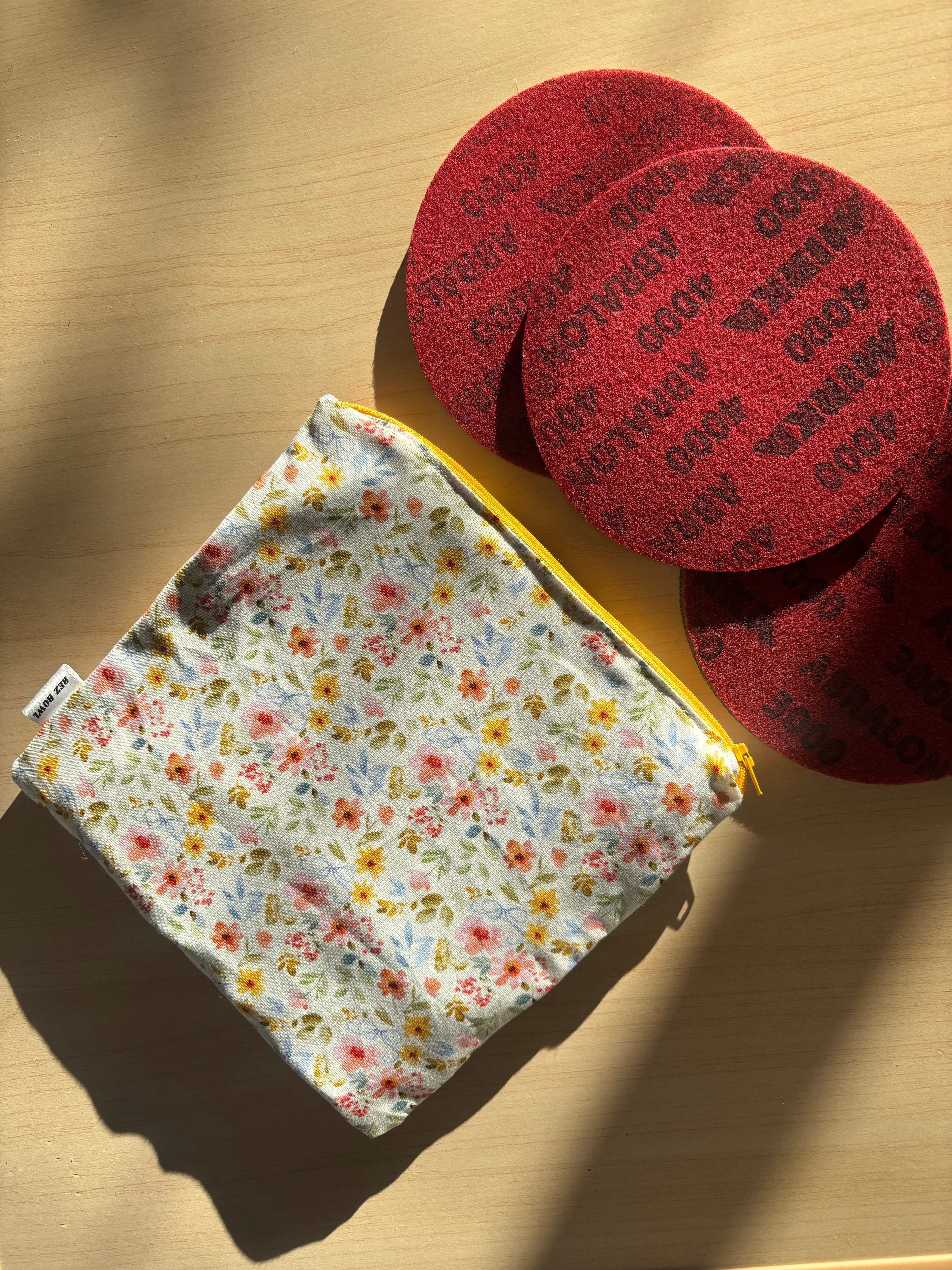 Spring Time Abralon Pad Bag