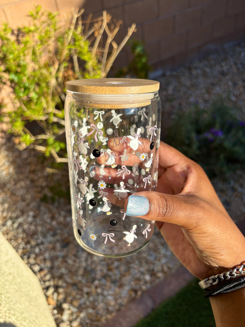 Silly Goose Glass Tumbler