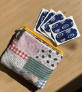 Bold Patchwork Tape Pouch