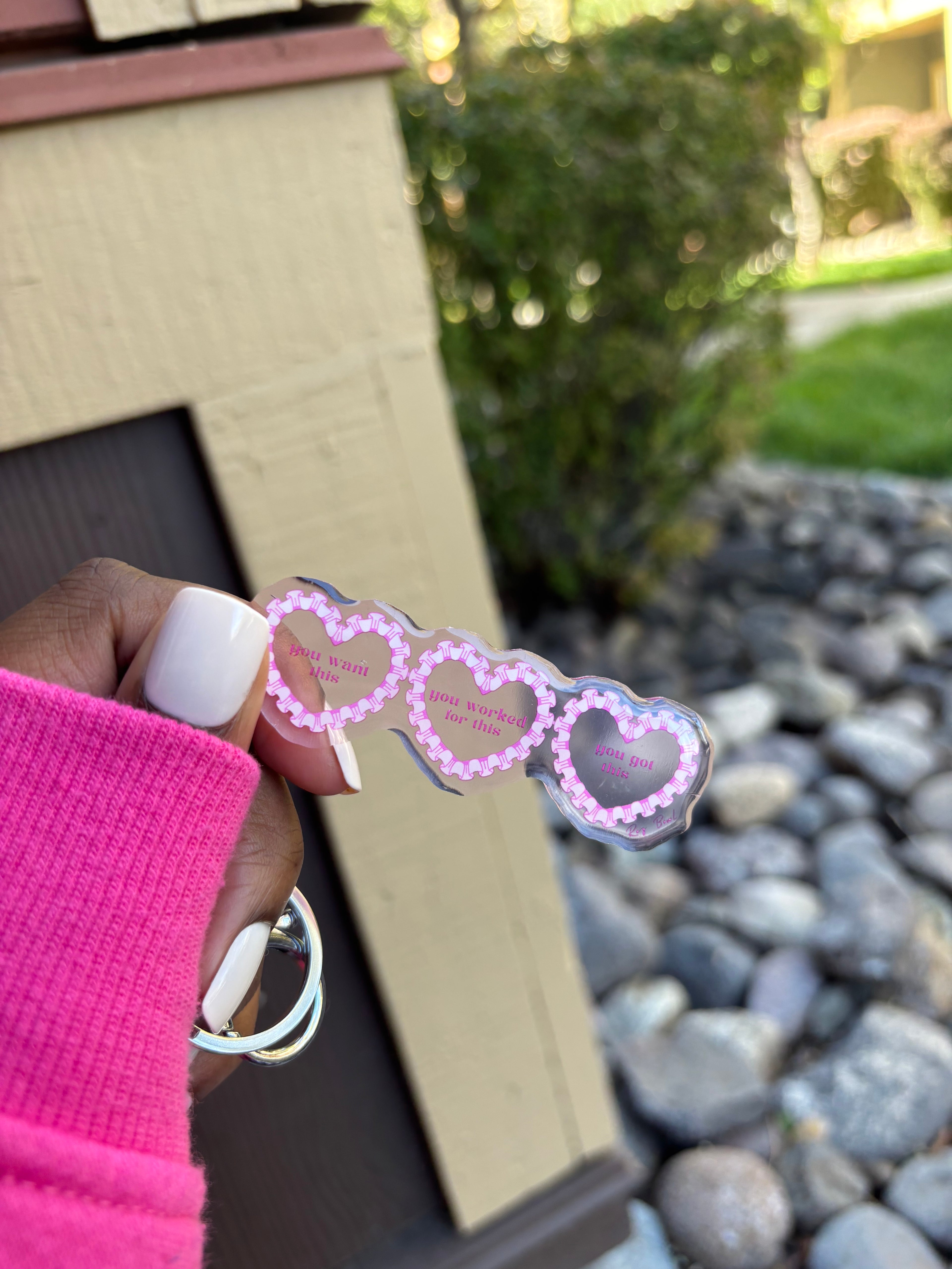 Motivational Keychain