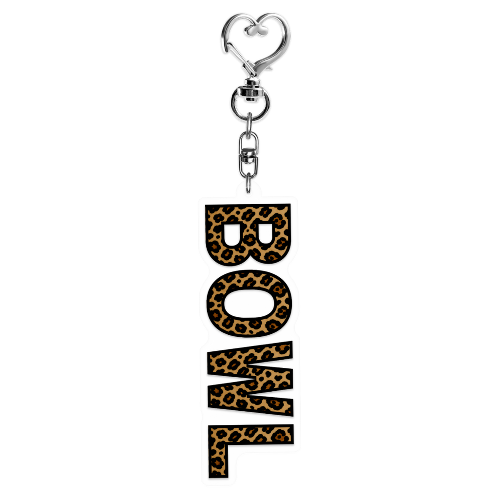 Leopard Print Keychain