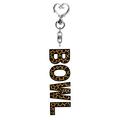 Leopard Print Keychain