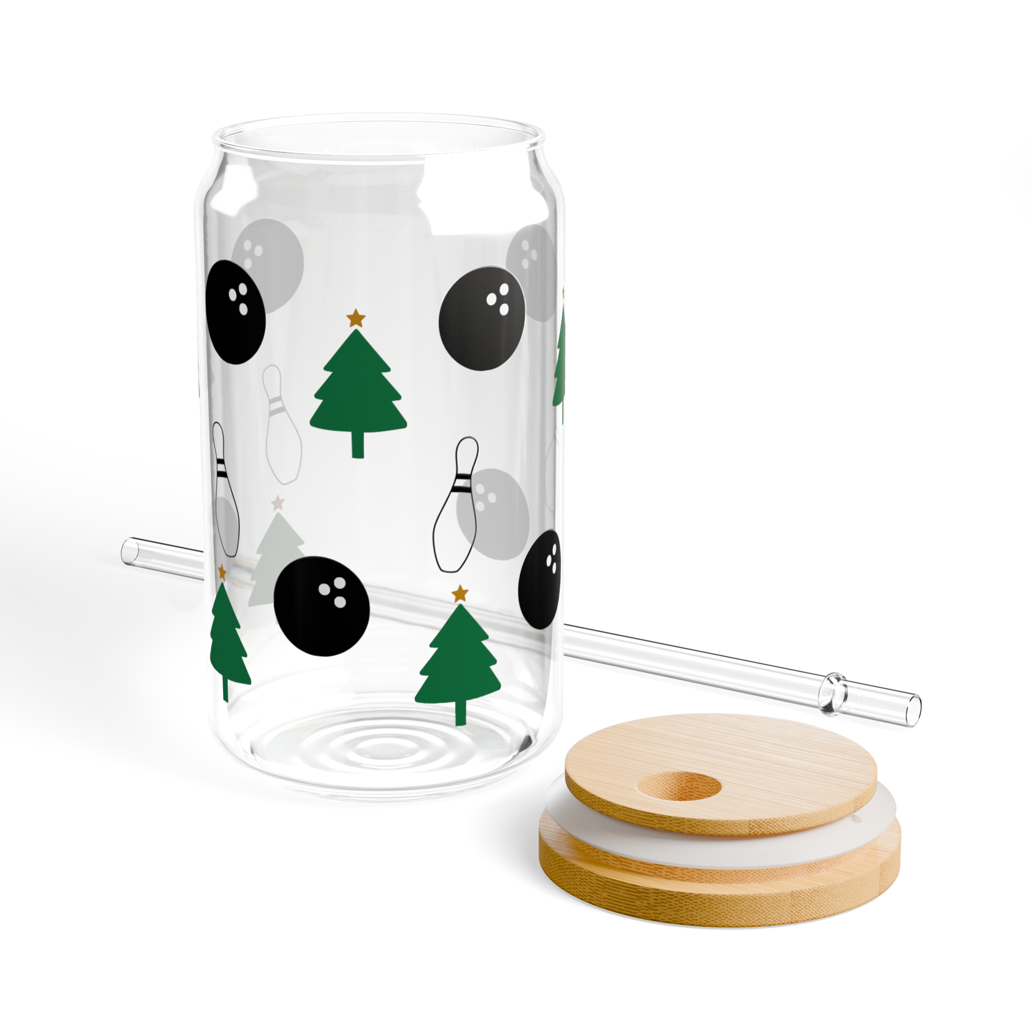 Christmas Tree WRAP Glass Tumbler