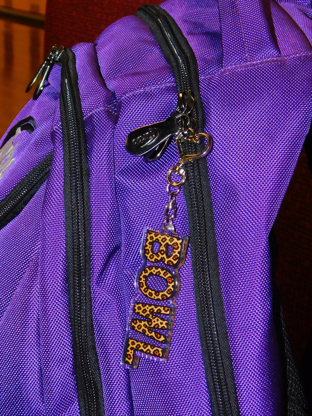 Leopard Print Keychain