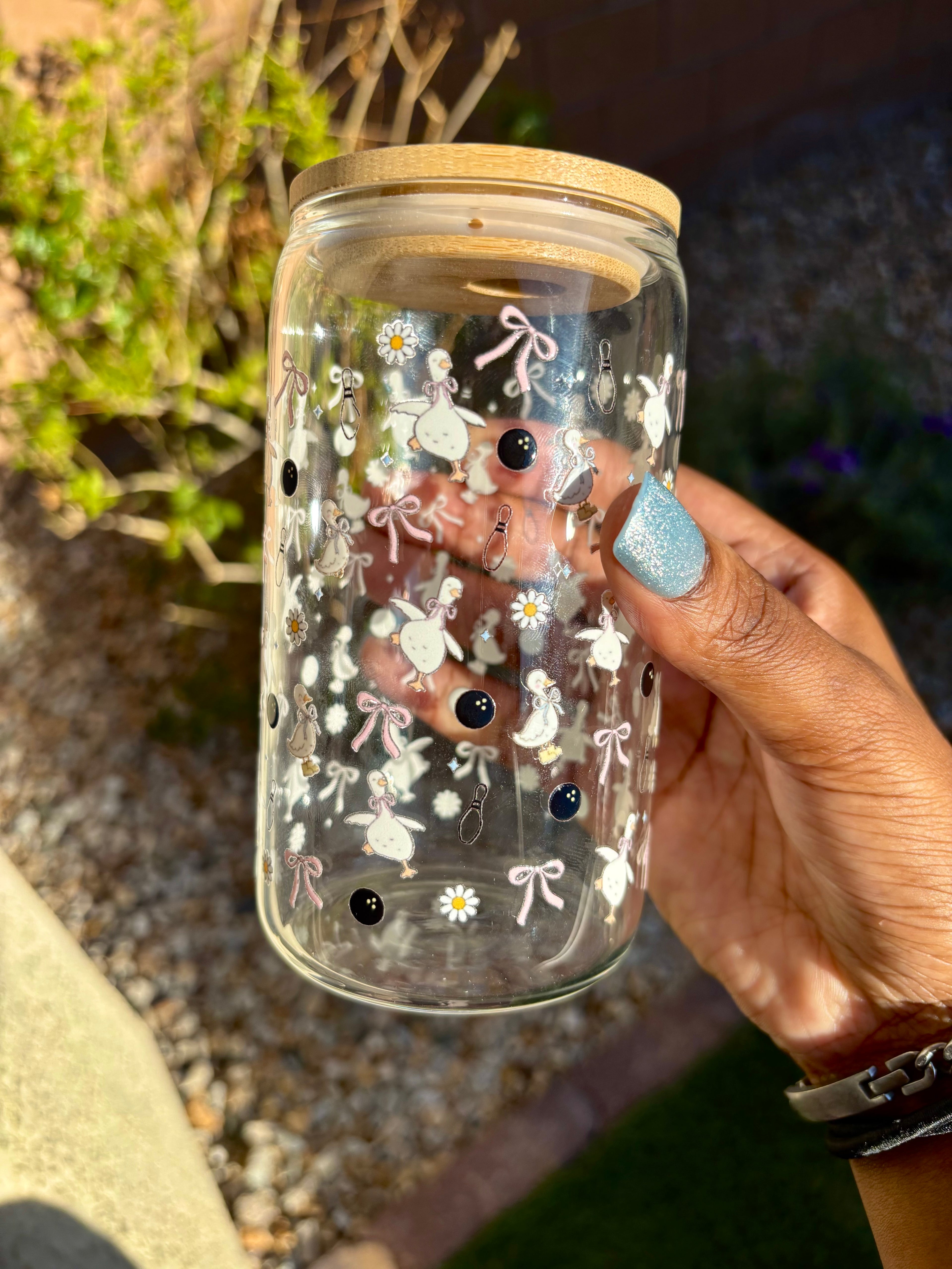 Silly Goose Glass Tumbler