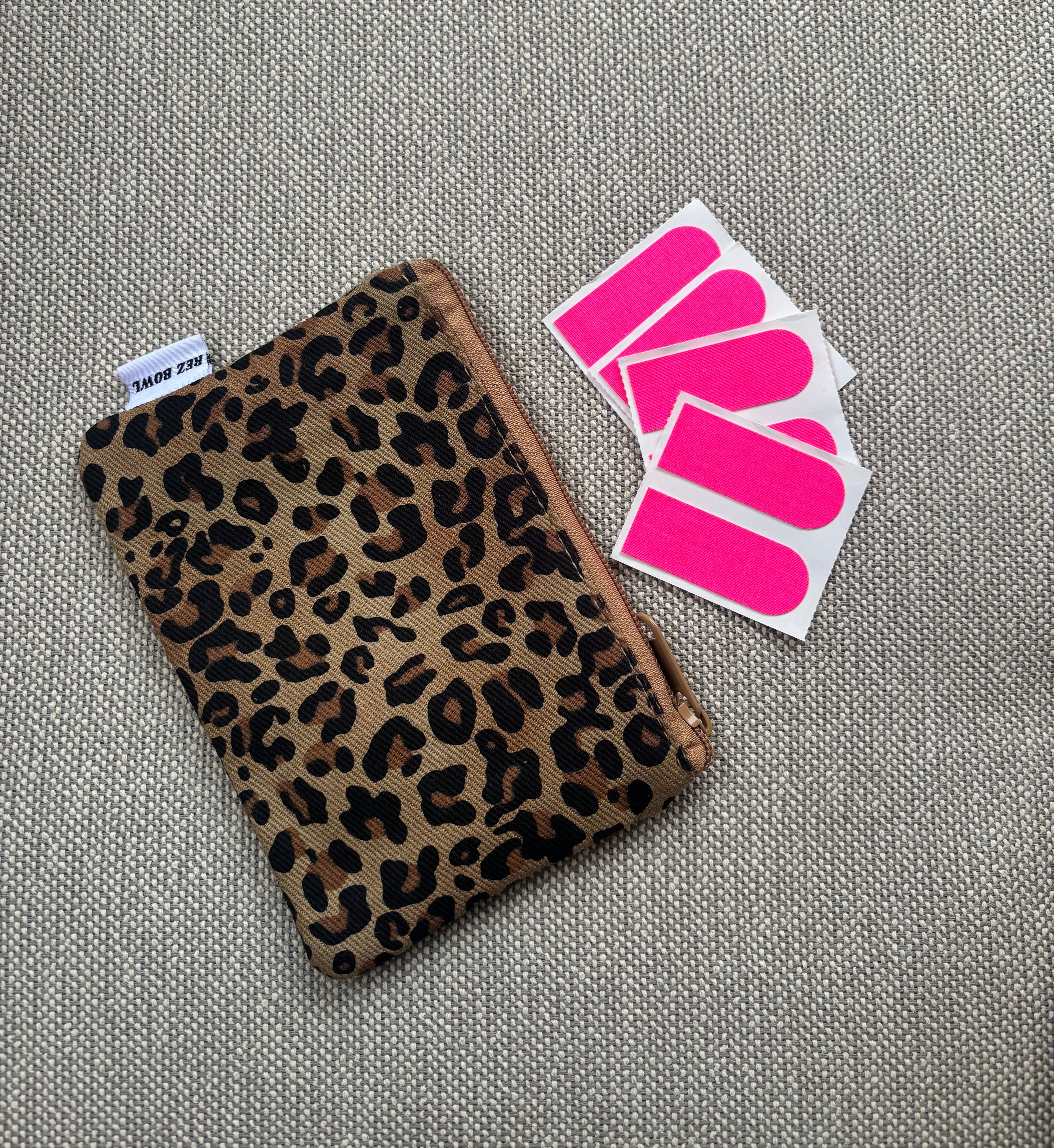 Leopard Print Tape Pouch