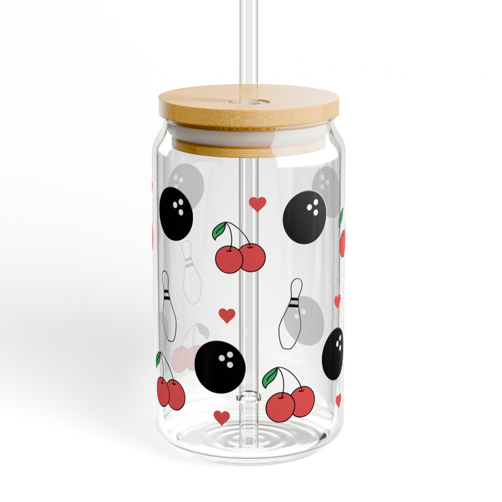 Cherry Glass Tumbler
