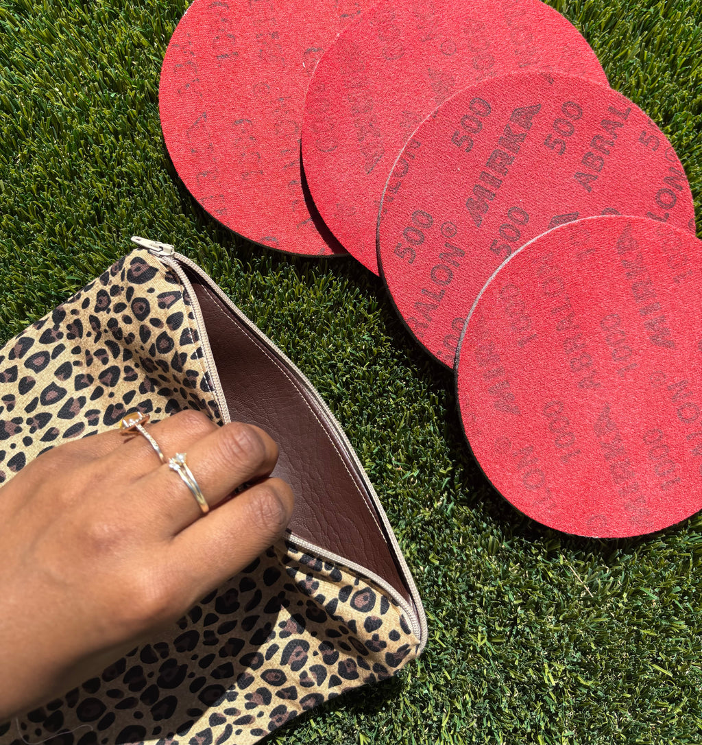 Leopard Abralon Pad Bag *faulty