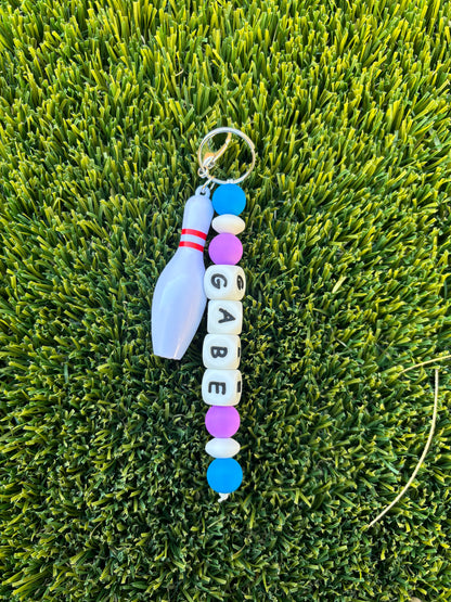 Custom Bowling Keychain