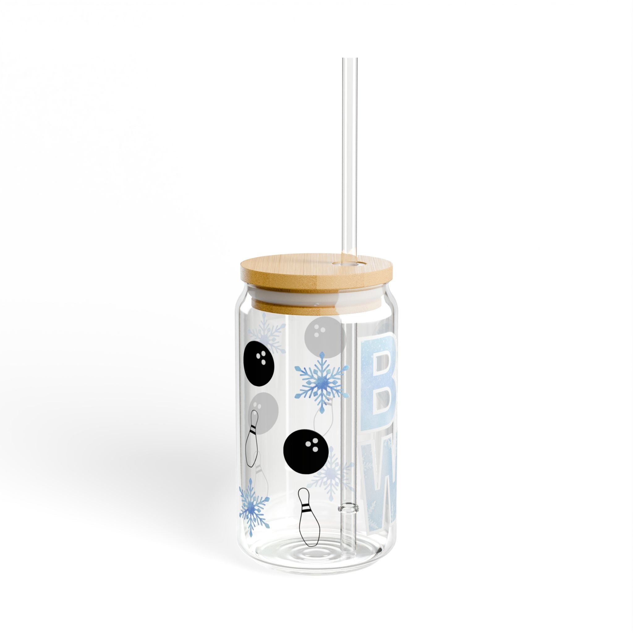 BOWL Snowflake Glass Tumbler