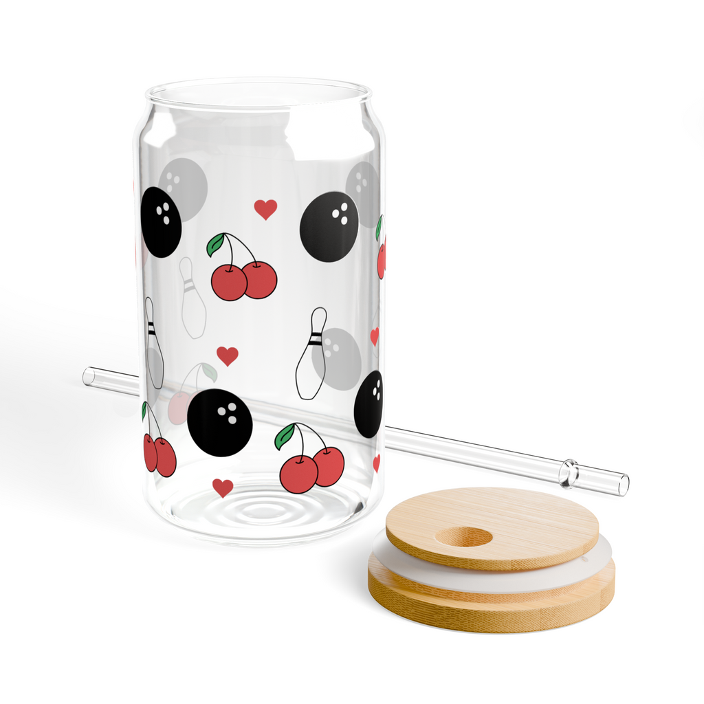 Cherry Glass Tumbler