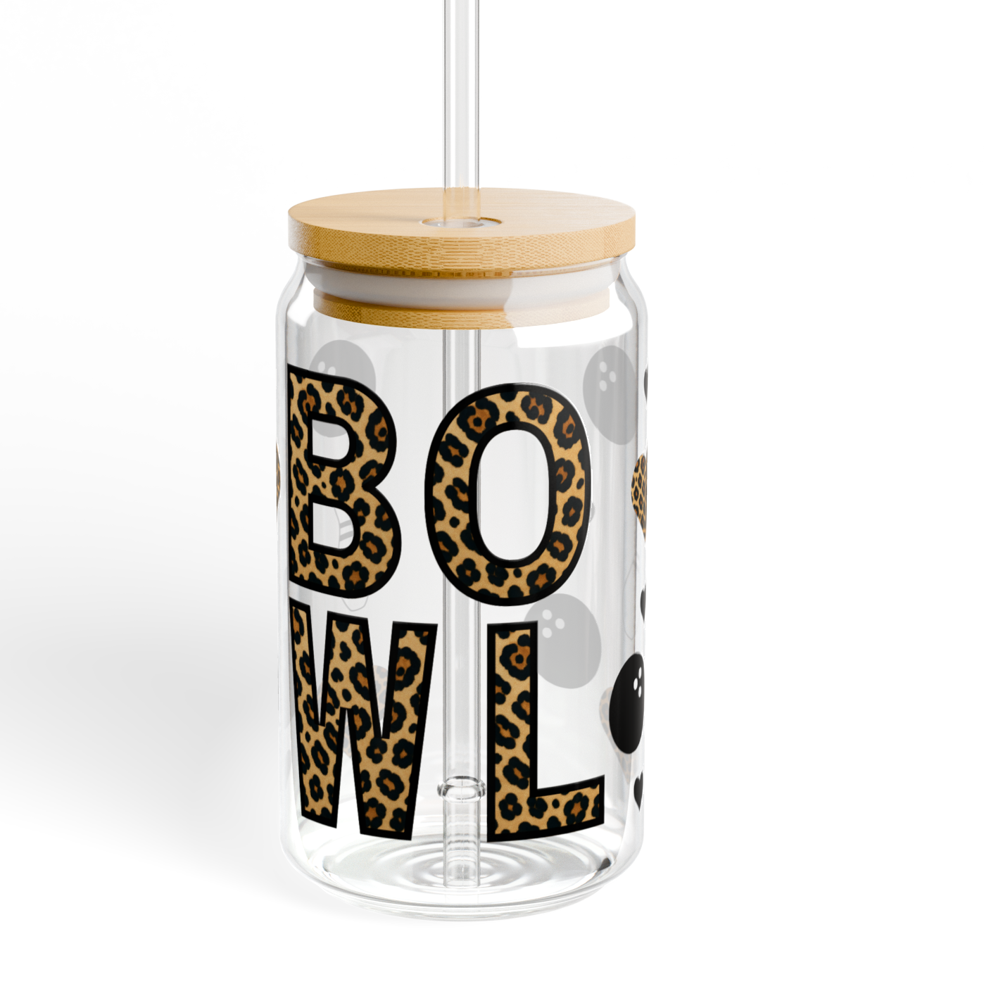 Leopard BOWL Glass Tumbler